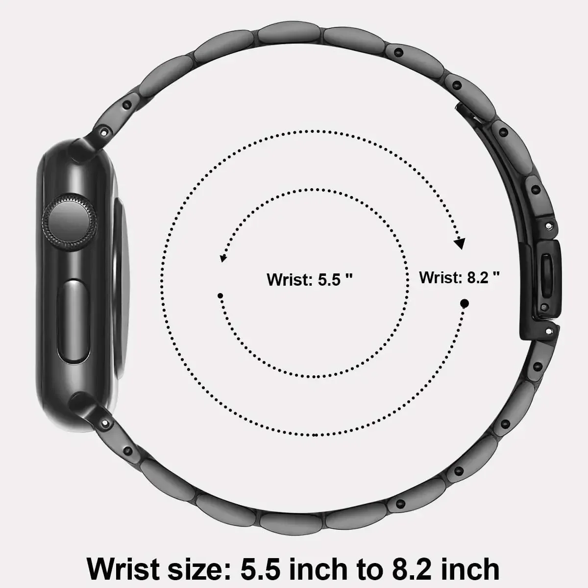 Correa de acero inoxidable para Apple Watch Ultra 2 Band 49mm 42 44mm pulsera de Metal iWatch Series 10 46mm 9 8 7 6 SE 5 4 3 45mm 41mm