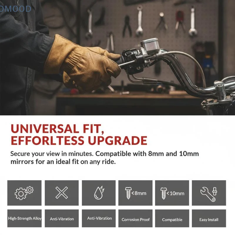 【CR】Universal Motorbike Helmet Anti-theft Lock Easy Install Handlebar Hook for E-scooter Bicycle Trip Use