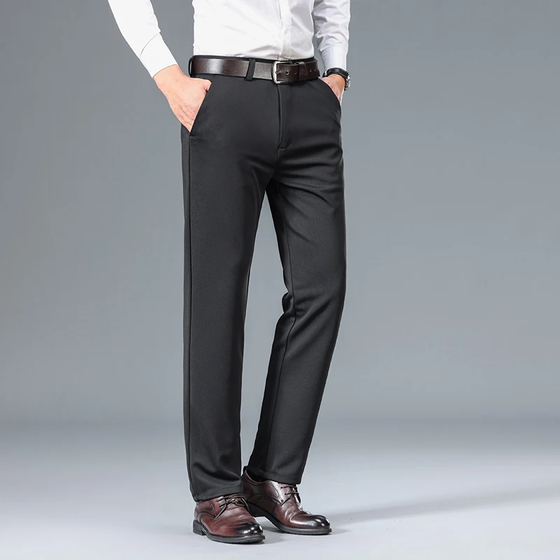 

Новые мужские брюки 2026 года: немнущиеся, деловые повседневные, прямые, эластичные, для весны и осени, с защитой от сминания, для костюма, свадьбы и праздников