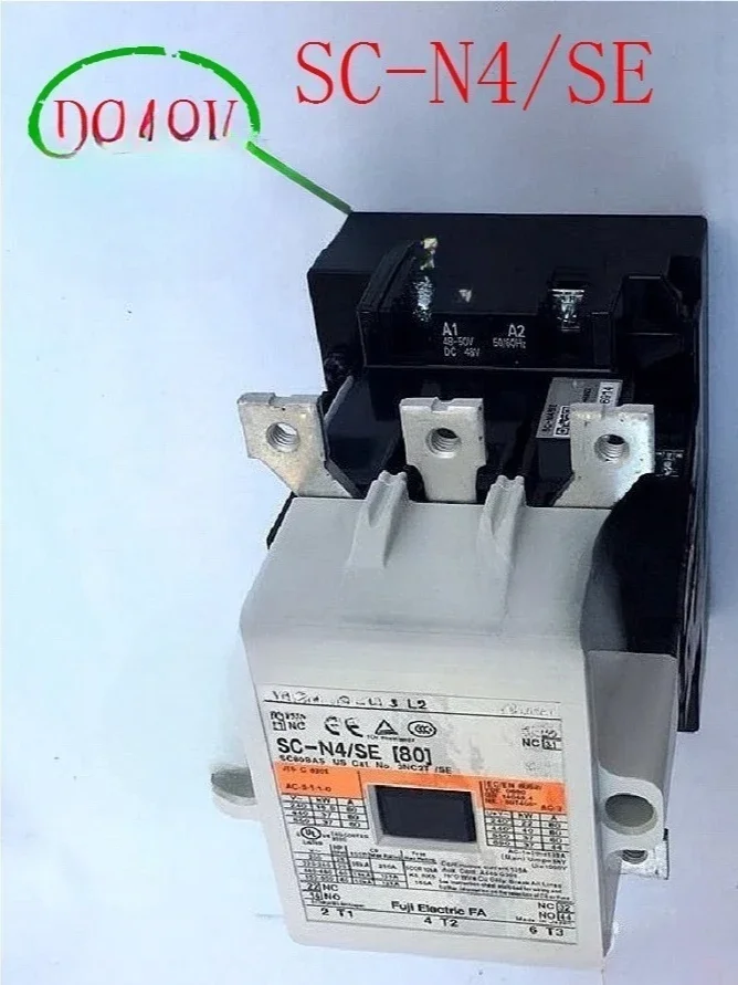 Parts are suitable for elevator accessories Original imported Fuji DC 10T running contactor SC-N4/SE (80) DC48V
