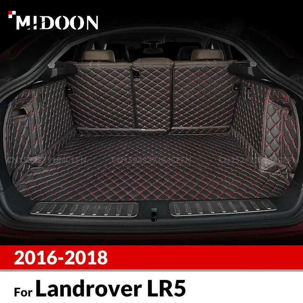 

Для Landrover LR5 2021-2024 автоматический коврик для багажника с полным покрытием, автомобильный антигрязный коврик, защитный коврик, грузовой вкладыш, аксессуары для интерьера