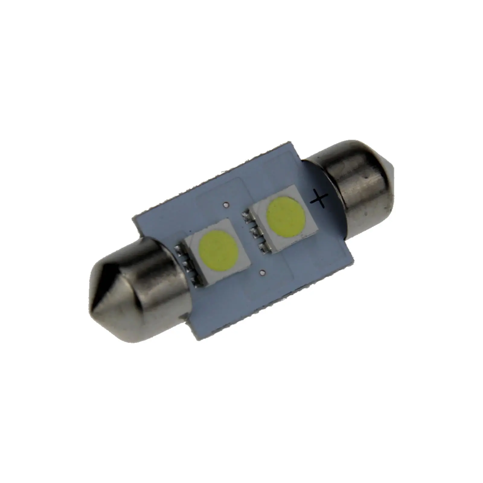 10x White Car 36MM Festoon Light Reading Blub 2 Emitters 5050 SMD LED 3423 I101-W