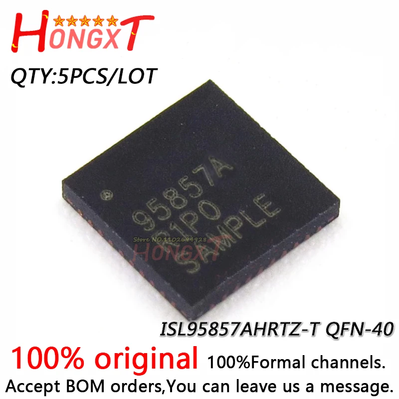 

5 шт. 100% новый ISL95857AHRTZ-T ISL95857AHRTZ 95857AHRTZ ISL95857A 95857A QFN-40.