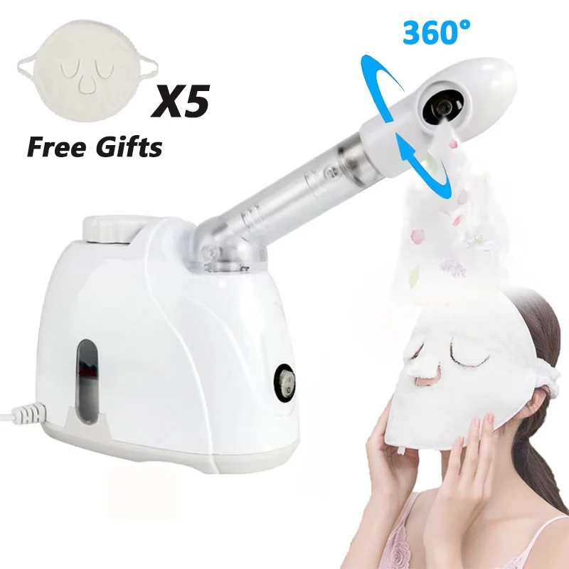 

Озоновый спрей-аппарат для увлажнения и очищения кожи лица с 5 бесплатными масками, увлажняющий, для ухода за кожей, отбеливания, для спа-салонов