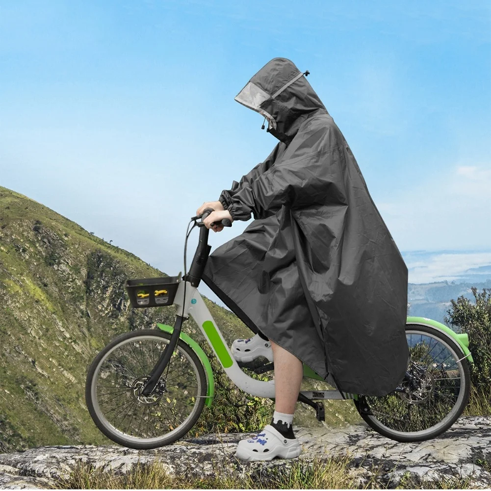 

Ультралегкое дождевое пончо для походов, компактное, водонепроницаемое, совместимое с рюкзаком, дышащая накидка от дождя для бега по пересеченной местности