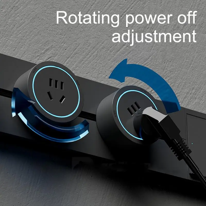 منافذ كهربائية نظام مسار المقبس المنقولة انفصال القابلة للإزالة منافذ متعددة محولات لدراسة غرفة المعيشة المطبخ