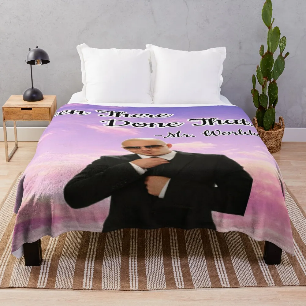 Mr Worldwide Tapestry for Maddie Throw Blanket Furry Blanket Picnic Blanket Weighted Blanket