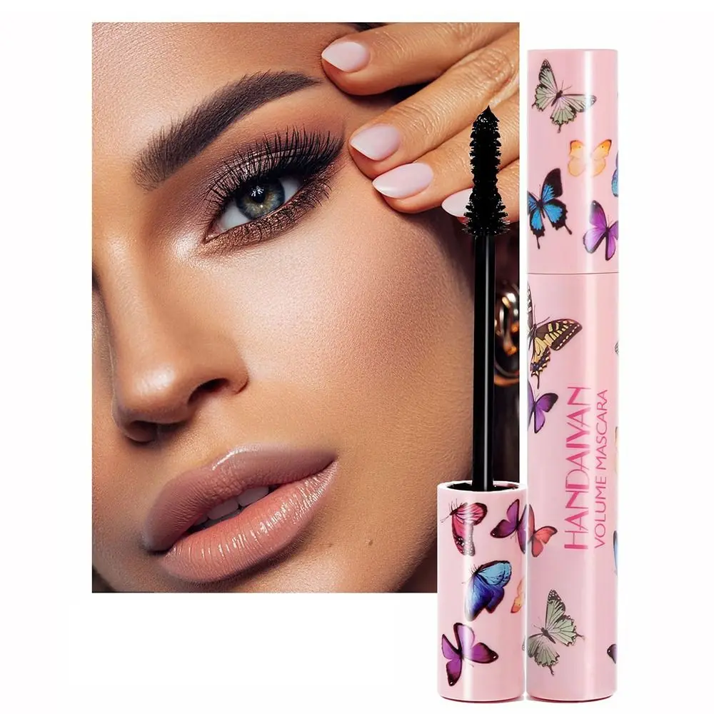 Waterproof Eyelash Mascara Non-smudge Long Lasting Eyelashes Lengthening Mascara Silky Lash Fast Dry Curling Thick Eyelashes