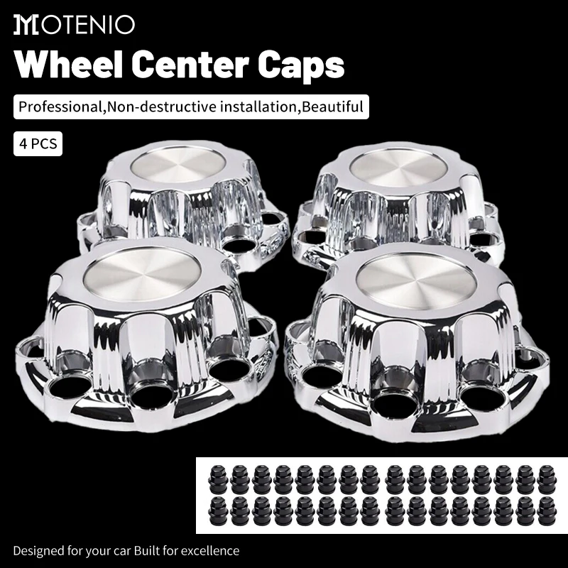 

4PCS 16 Inch Rim Wheel Center Cap HubCaps for 01-07 Chevy Silverado Avalanche Suburban&GMC Sierra Chrome Hub Center Caps