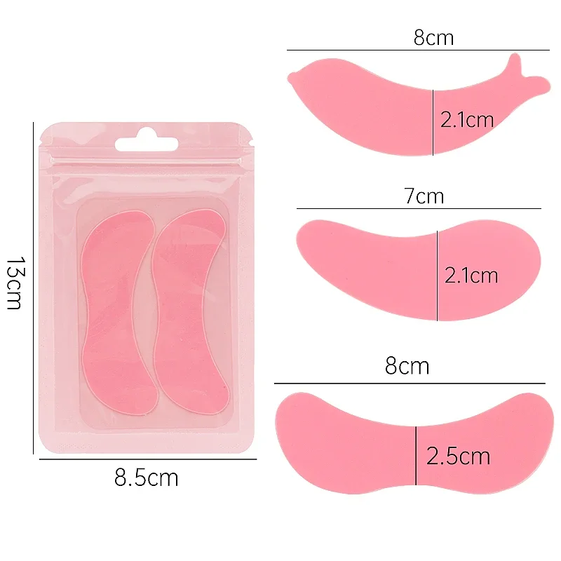 Wiederverwendbare Augenpads Silikon Streifen Lash Lift Wimpernverlängerung Patches Unter Augen Gel Patch Frauen Make-Up-Tools
