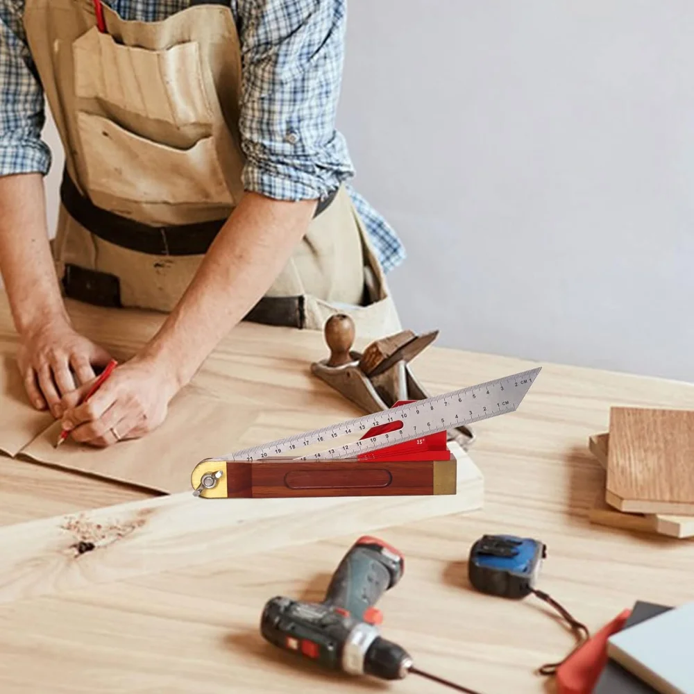 Bevel Block Gauge Woodworking Protractor Setup Blocks Height Set Aluminum Alloy for Protractor DIY Measuring Tools