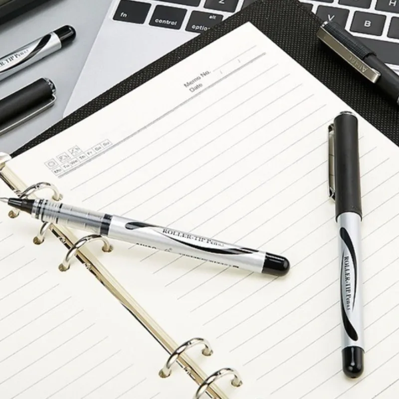 

0.5mm Cute Gel Pens Box Gel Pens Kawaii Pens Office Accessories Korean Stationery Black Ballpoint Pen for School Office Writing