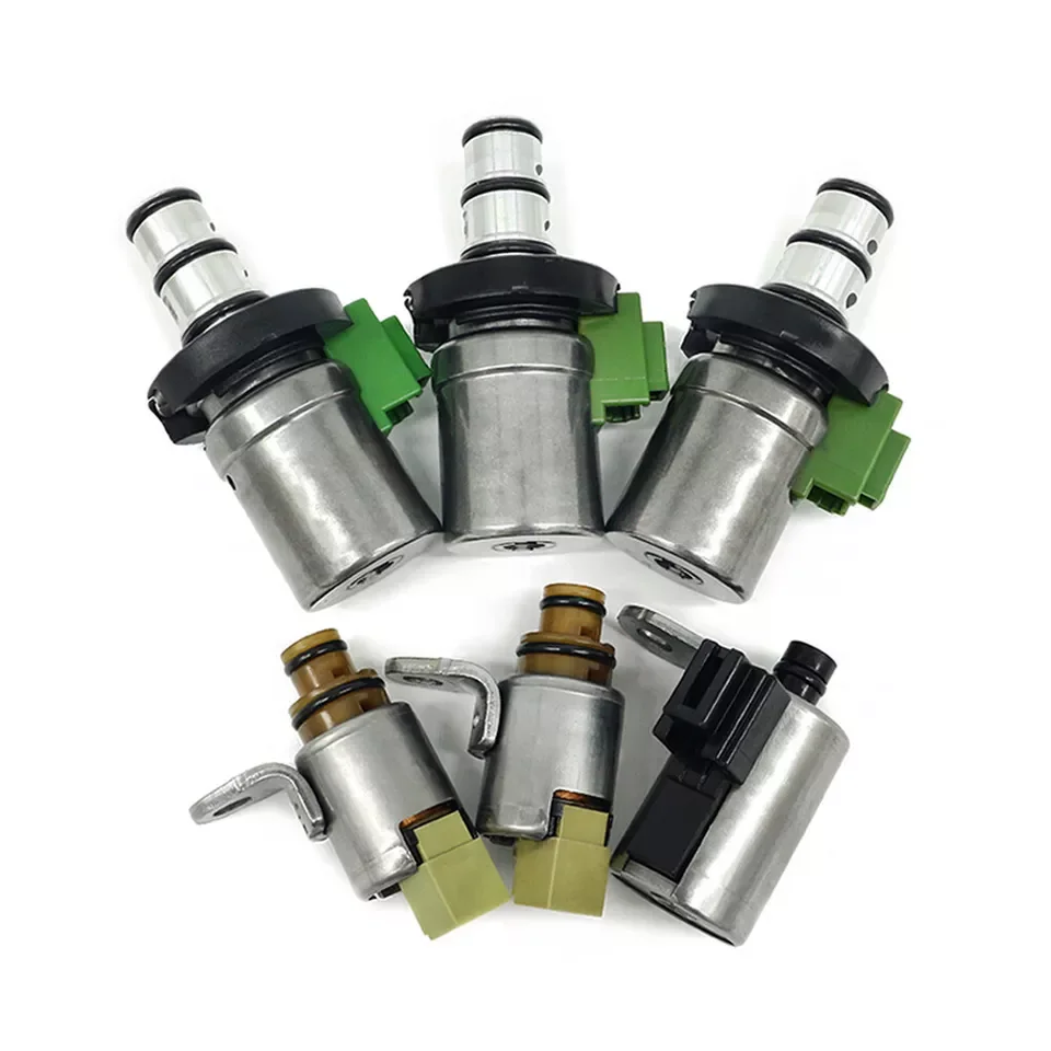 Juego de solenoides de transmisión 4F27E para Ford Focus Mazda 2 3 5 6 CX-7 Shift A & B EPC PWM solenoides 6 uds FN4A-EL remanufacturado