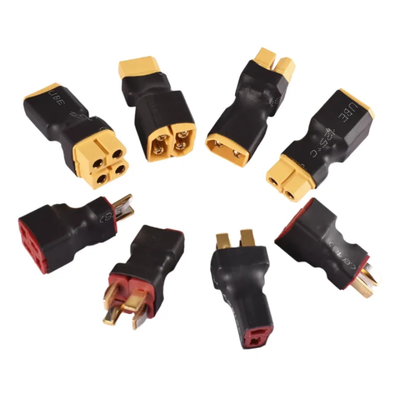 

XT60 T Parallel/Series Adapter Connectors 1 Female to 2 Male / 1 Male to 2 Female Plug For RC Lipo Battery ESC Adapter