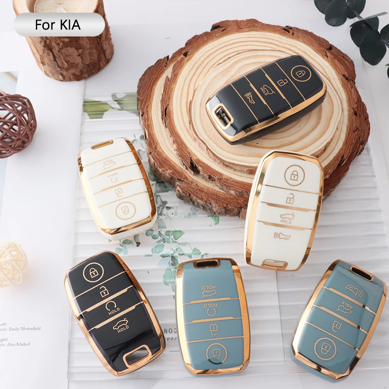 New TPU Car Key Case Cover Protection Shell for Kia Sportage Cerato Optima K2 K3 K4 K5 Rio Picanto K2 Soul Sorento Ski Sedona