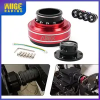 MUGE-nuevo simulador de carreras de 6 agujeros, volante de juego, adaptador de cubo de liberación rápida de 70MM para MOZA Simagic M10 A/Mini Euro Truck QR040