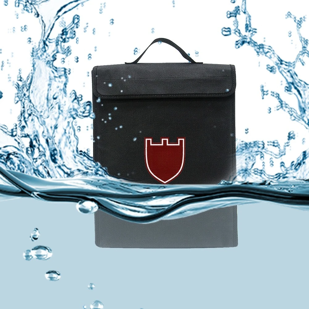 Fireproof Document Bag High Temperature Resistance 1000 Degrees Fireproof and Explosion-proof Waterproof Bag Office  Household