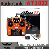 Radiolink AT10 II 12CH RC Transmitter and Receiver R12DS 2.4G DSSS&FHSS Radio Remote Controller for RC Drone/ Fixed Wing