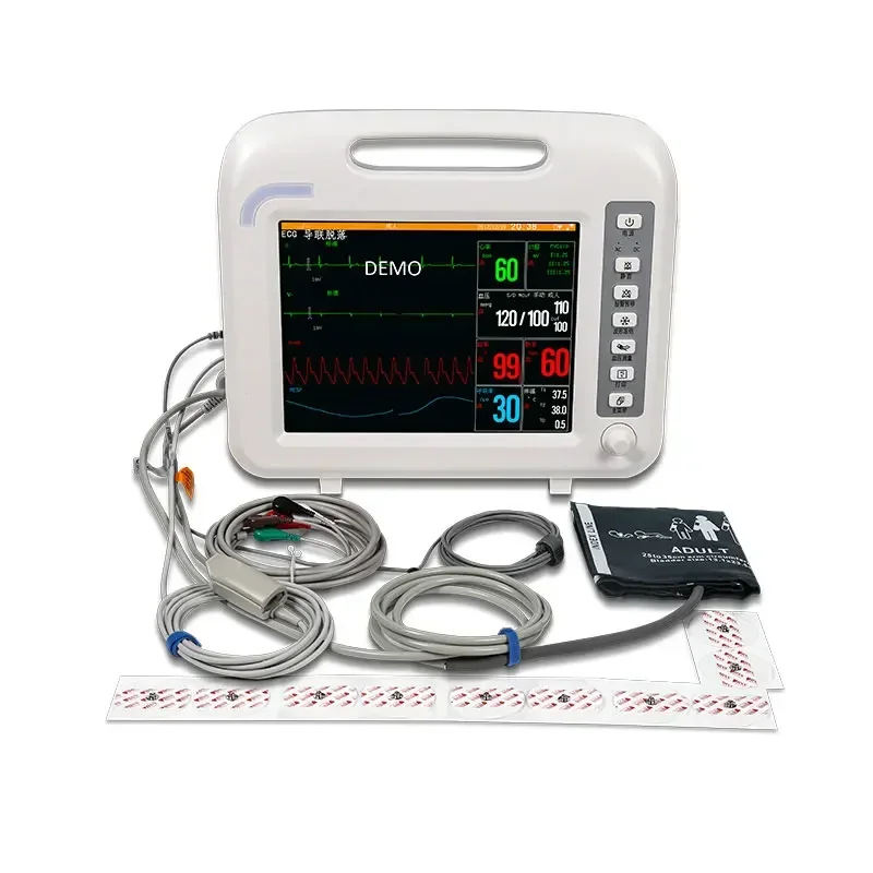 2025 ECG monitor medical household multi-parameter portable 24-hour all-in-one machine detector Junchen Mindray Coman