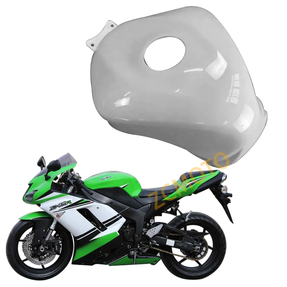 Motorcycle Fairing Fuel Tank Shell Suitable For Kawasaki ZX-6R 2007 2008 ZX 6R 07 08 Fuel Tank Cover