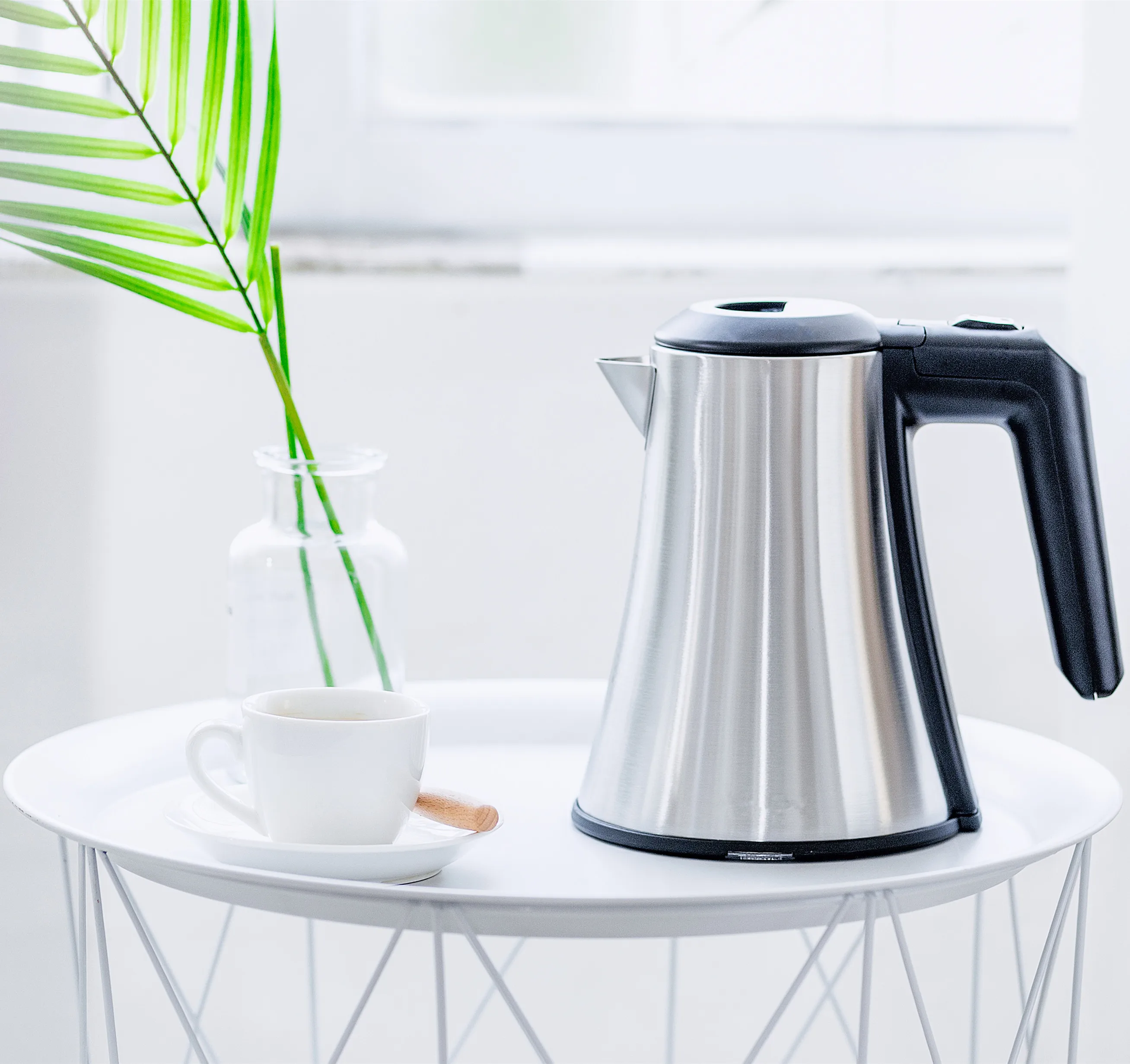 

Hot Sale Portable Electric 0.8L Steel Kettle Automatic Hot Water Tea & Coffee Pot With Temperature Control For Home Use