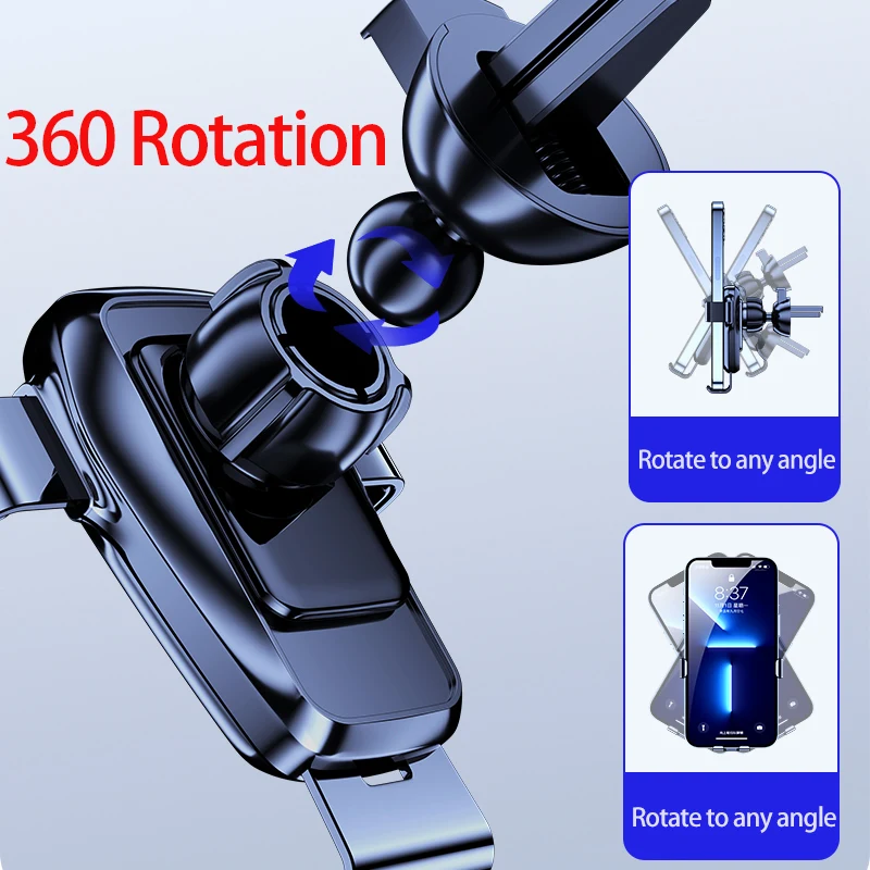 Универсальный автомобильный держатель для мобильного телефона, автомобильный держатель с креплением на решетку вентиляции