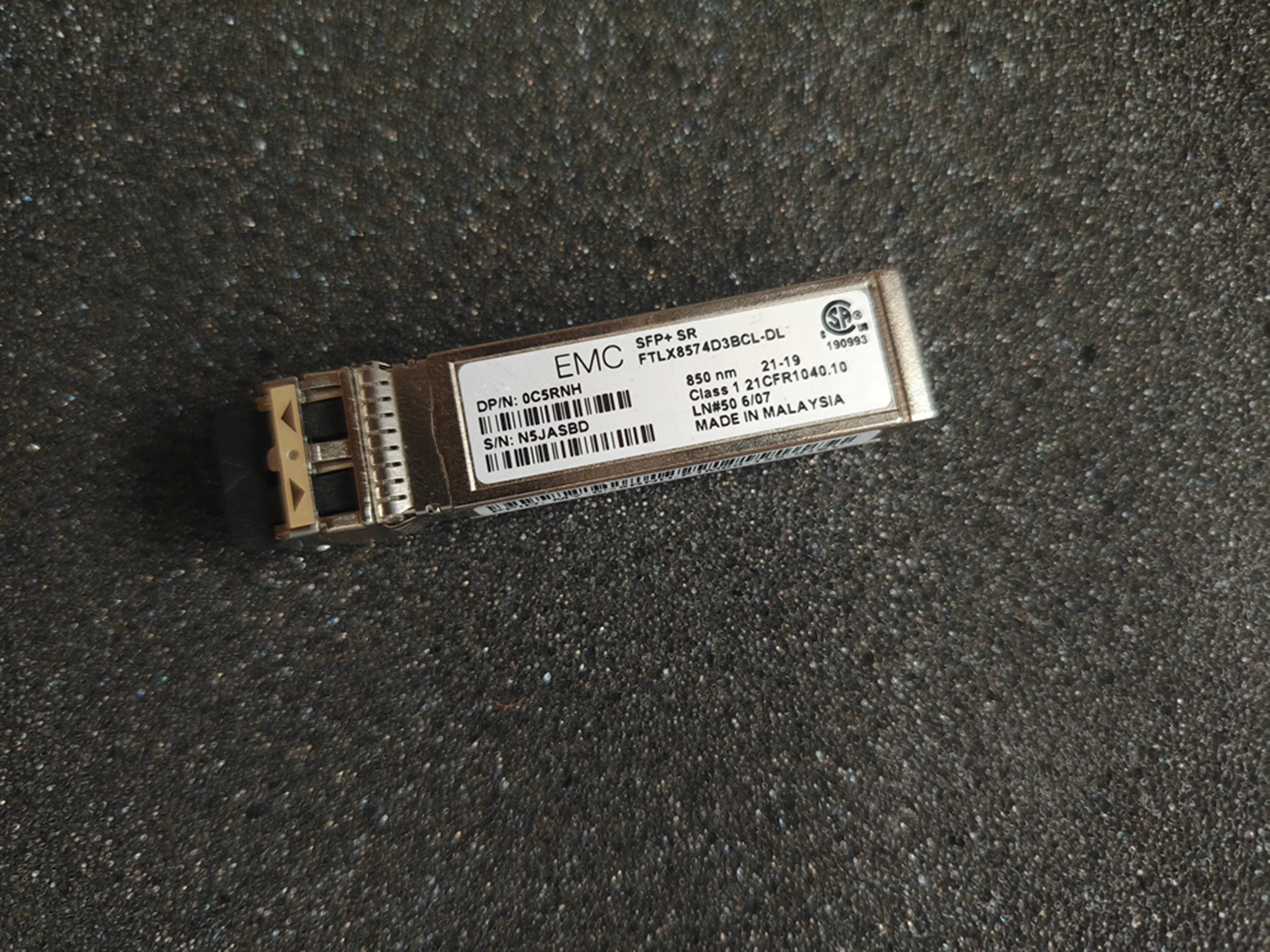 Original New Transceiver Sfp 10GB/FTLX8574D3BCL-DL/SFP+ SR 0C5RNH 10G 850NM Switch 10GB Sfp/fiber Module Sfp 10g Sr/850NM SFP