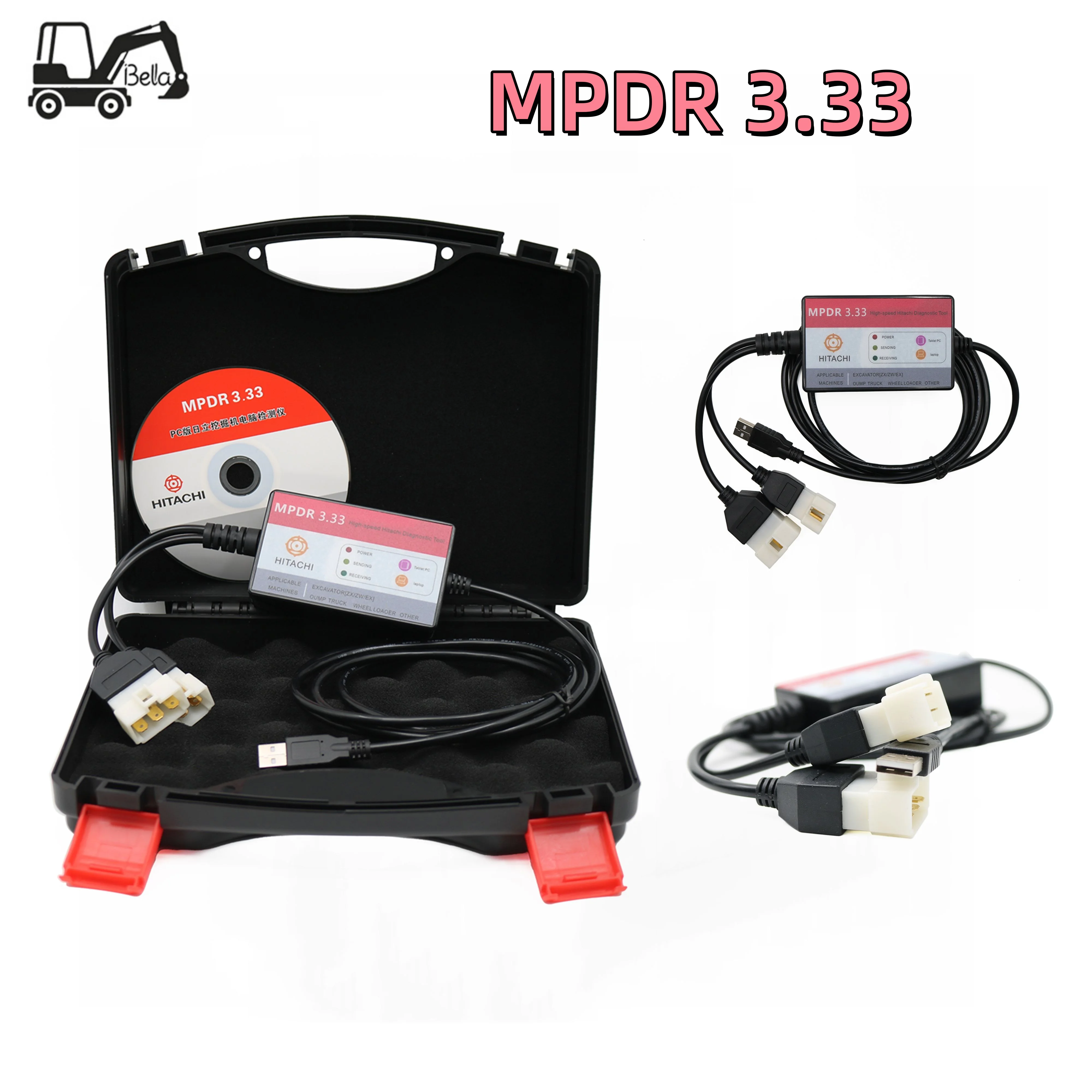 

MPDR 3.33 Diagnostic Scanner For Hitachi With MPDR Software 3.33 Hitachi ZW-6 ZW-5 ZW-1 ZXW-6 ZXW-5 ZXW-3 ZXW-1 ZW ZX Serials