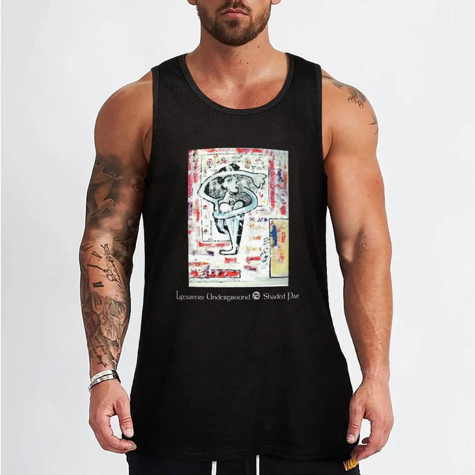 Lifesavers Underground - Shaded Pain Tank Top Men's sports t-shirt Men's summer clothes 2024