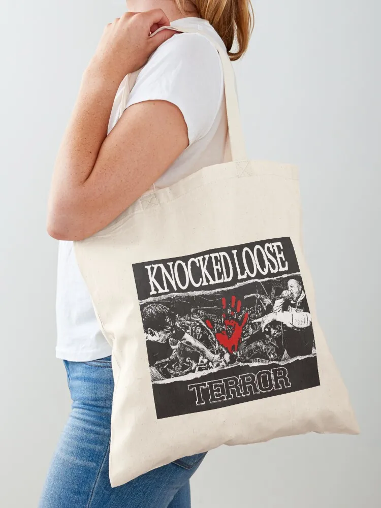 

Knocked Loose Art Tote Bag tote bags men Beach bag Big bag women eco pack