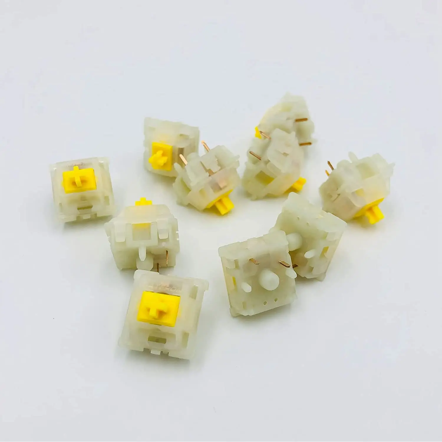 Gateron Milky Yellow / Red Switch 5pin Rgb Backlight Linearit Shaft For All Mx Hotswap Mechanical Keyboard DIY