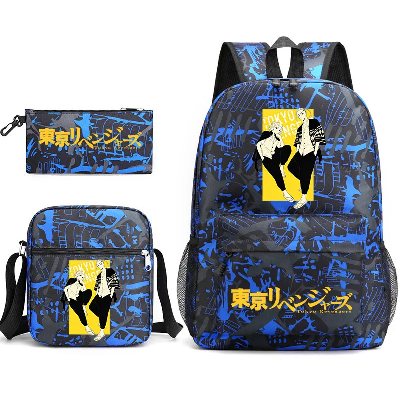 

Tokyo Revengers Teenager School Bag Anime Printing Bag Children Backpack Boys Girls Bag Outdoor Travel Bag Casual Bag