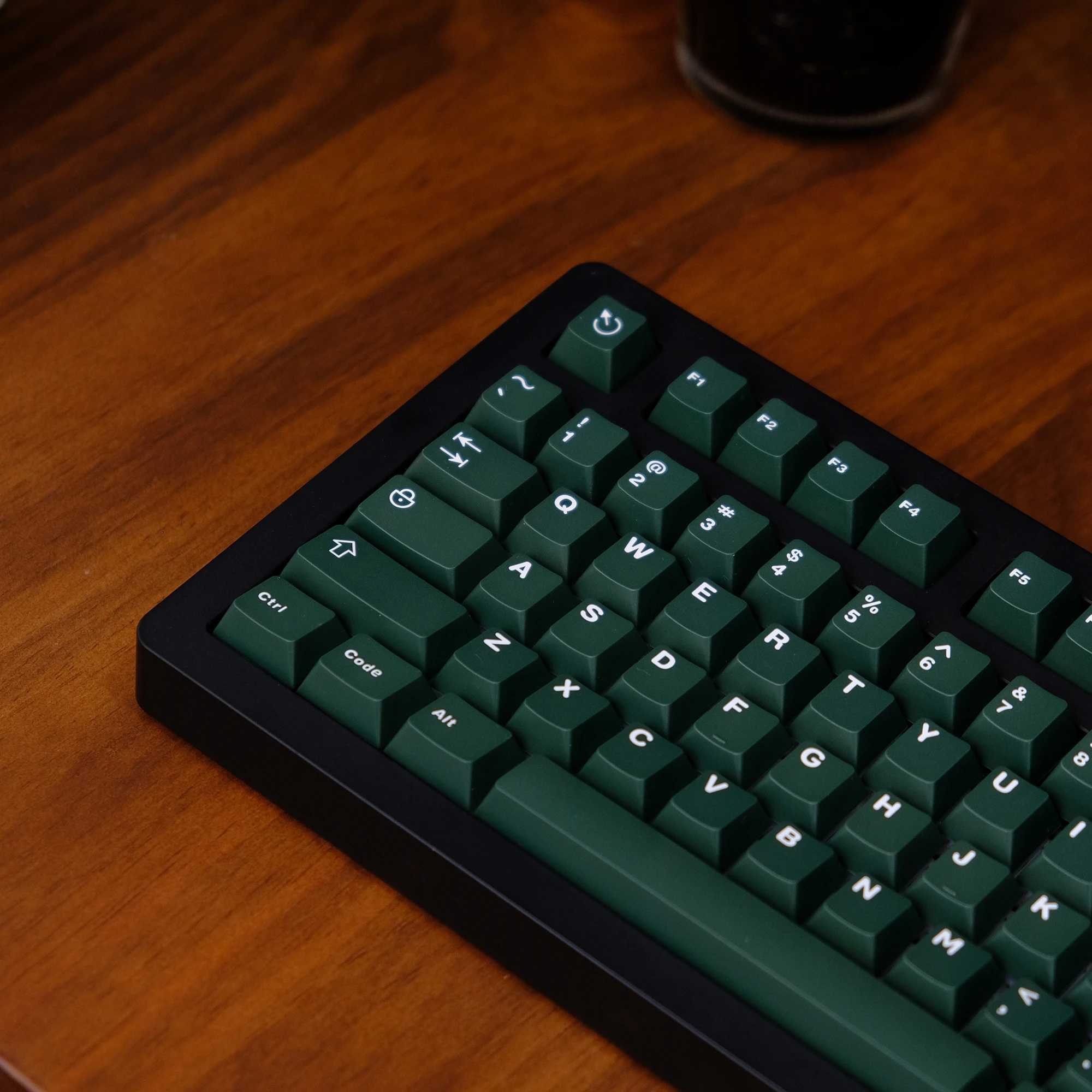 

121 Keys Emerald Keyboard Keycaps Double Shot ABS Keycaps Cherry Profile for Gateron MX Switches Mechanical Gamer Keyboard