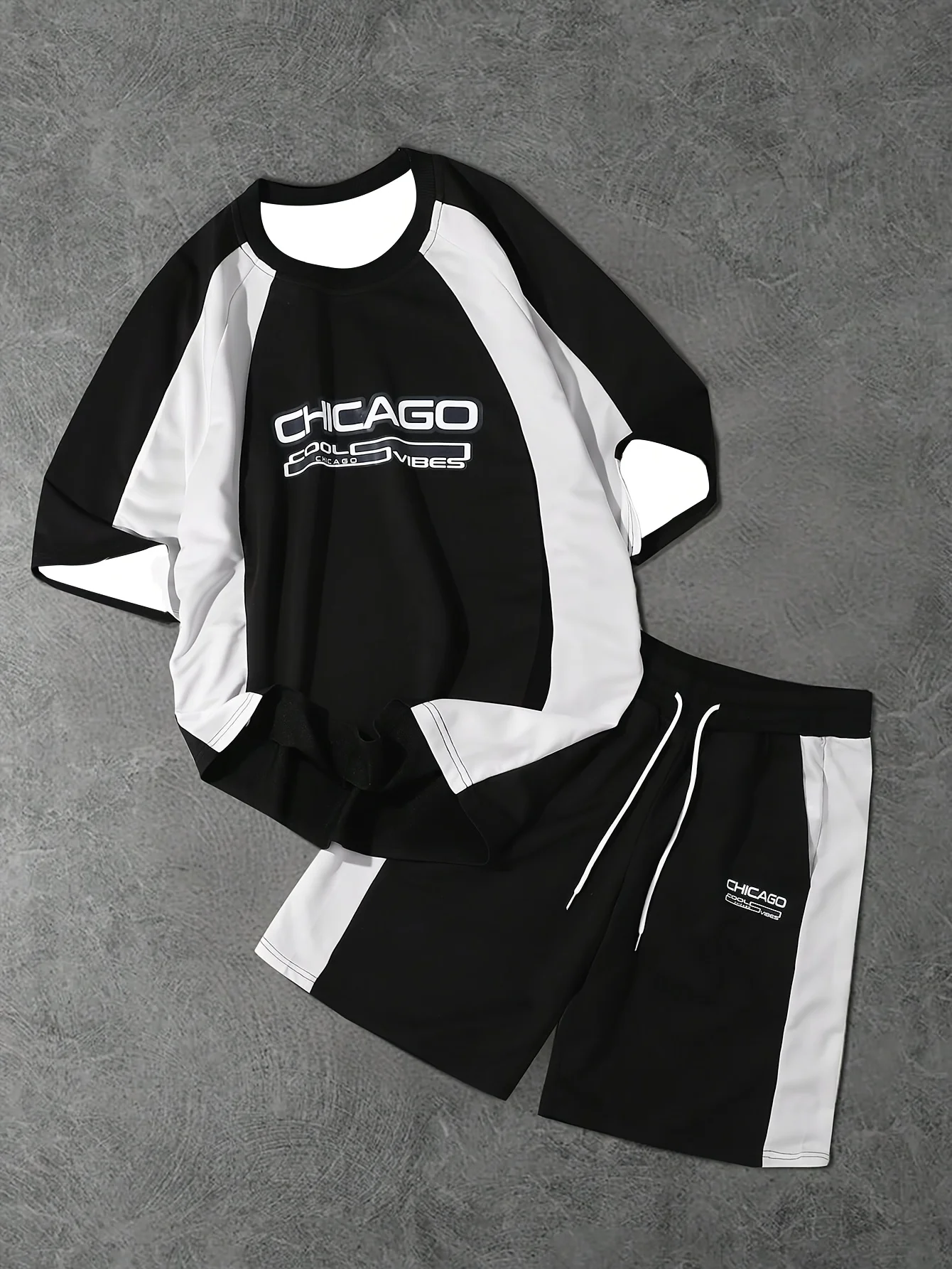 2025 Summer Bestseller Street Fashion Casual Outdoor Sports 3D Letter Print Youth Vitality Set for Teenagers