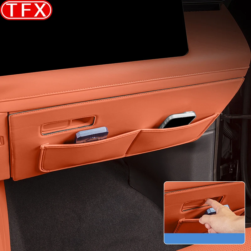 

For Lynk&co 900 2025 Car Front Passenger Seat Kick Pads Door Panel Protective Pads Decorative Stickers Interior Auto Accessories