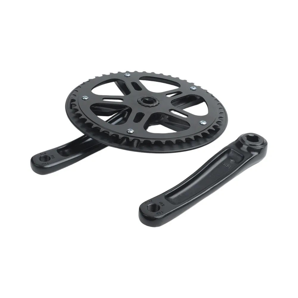 Klappbares Fahrrad-Kurbelset 152mm Aluminiumlegierung 32T 48T 52T Zahnauswahl für Elektrofahrrad-Kurbel – Detail 11