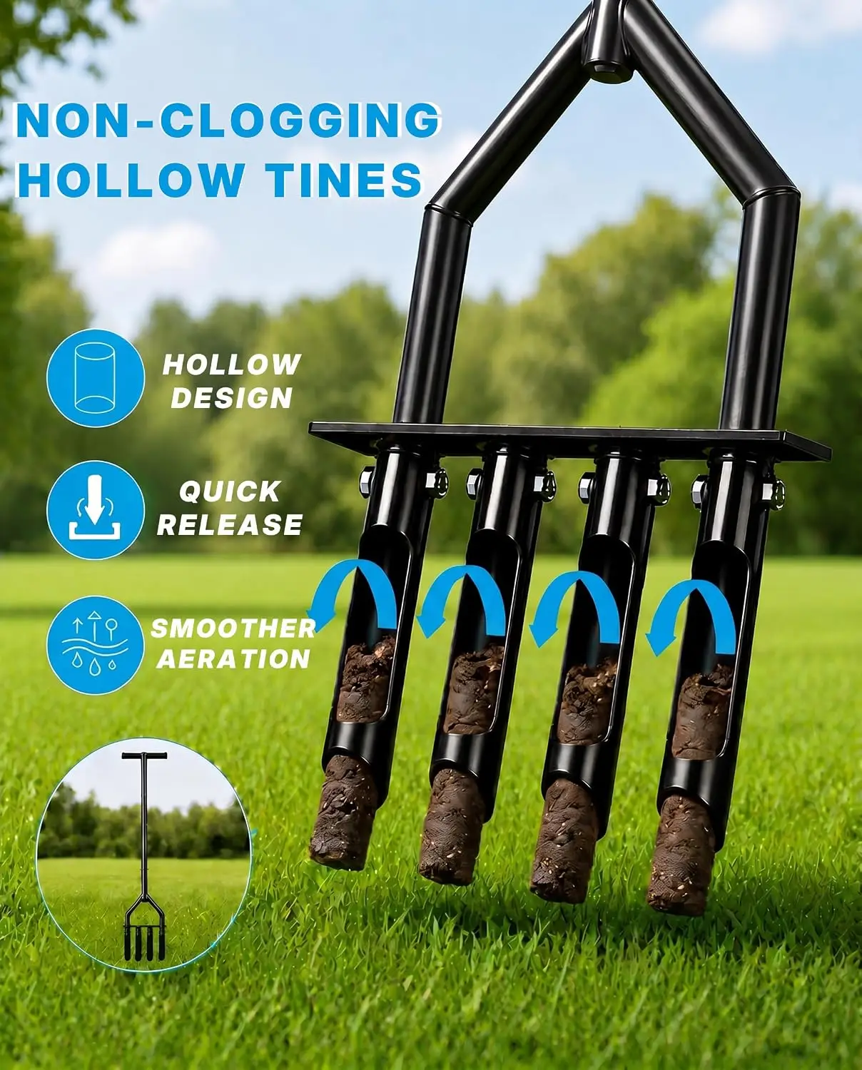 Manual Lawn Coring Aerator, 43