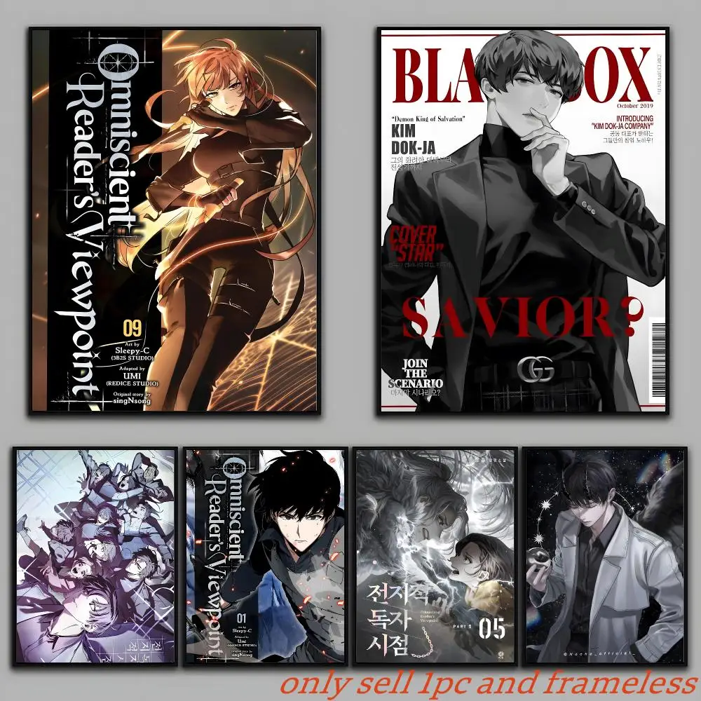 Omniscient Reader’s Viewpoint Manhwa Poster Art with prints Home bedroom living room decoration gift