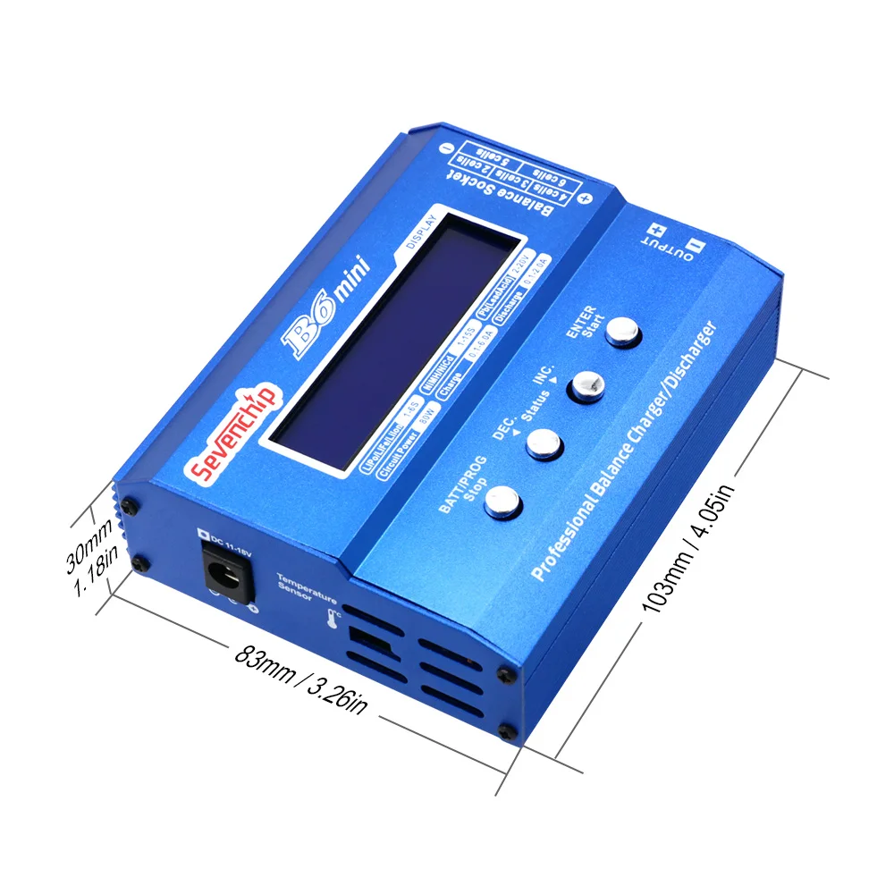 Imax B6 Mini 60W Balance Charger Discharger With 12V 5A Adapter Compatible With LiPo NiMH Nicd LiHV NiCd PB Battery For RC Model