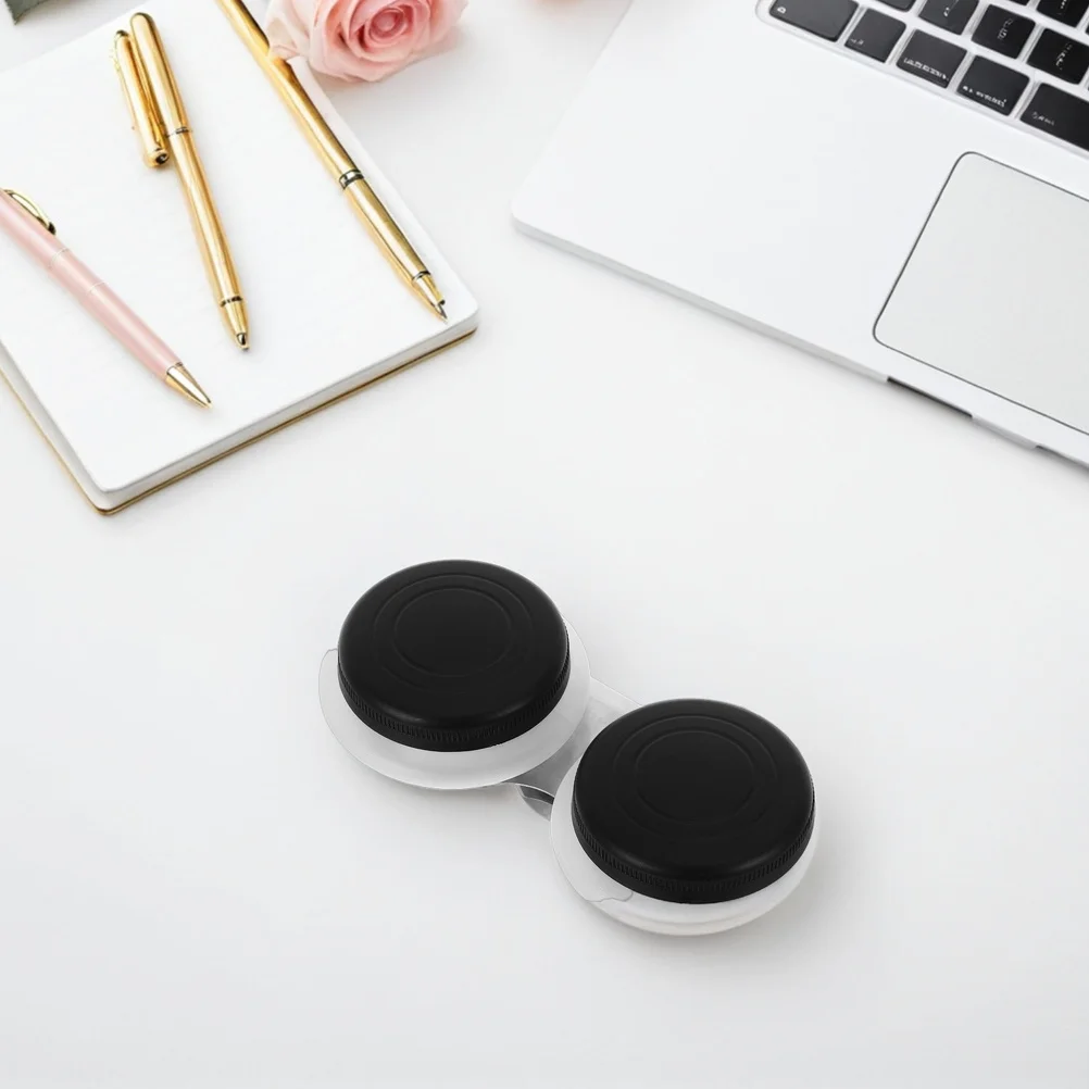 3pcs Wadah Cat Minyak Palet Cat Dua Kompartemen Tempat Cat Pelarut Anti Bocor Dengan Klip Tutup Untuk Mencampur Membersihkan Kuas Seni