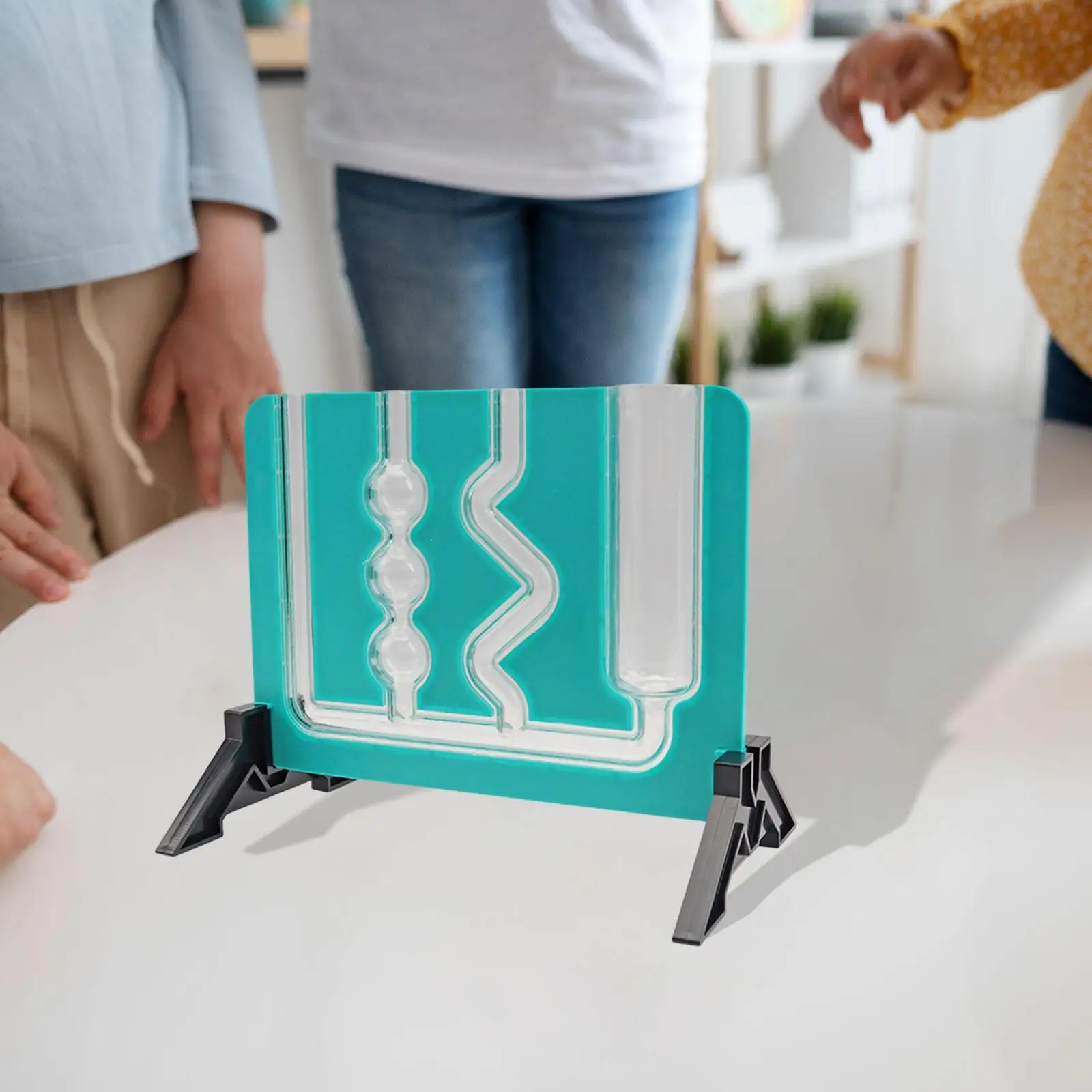 

Physical Liquid Pressure Experimental Instrument Sturdy Learning Easily Install Assembly Model Teaching Props for Children Class
