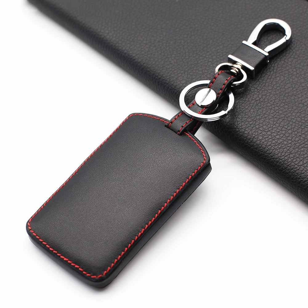 Card Leather Key Case Cover For Mazda 2 3 5 Premacy Miata 6 8 RX8 MX5 M8 CX-7 CX-9 Verisa MPV 2/3/4 Buttons Remote Protector Fob