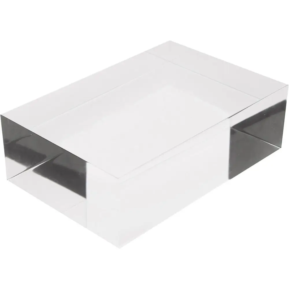 

Прозрачный акриловый прямоугольный демонстрационный блок: 2 высокие x 6 широких x 4 глубоких секции