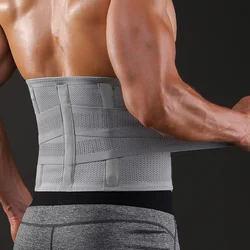 2024 Adjustable Back Braces Waist Belt Men Women Work Lower Back Pain Relief Breathable Anti-skid Spine Lumbar Support Belt