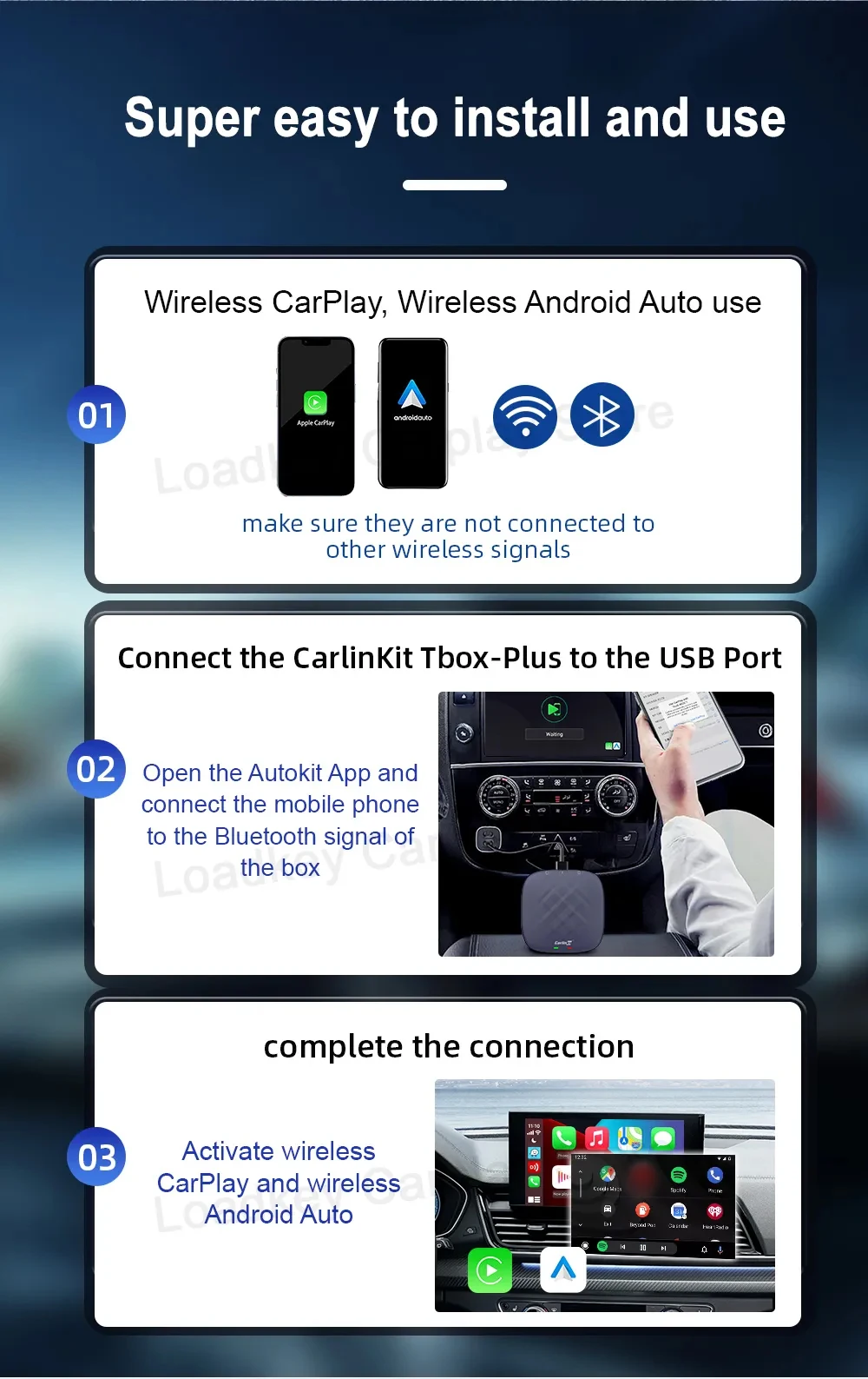 Carlinkit Plus QCM 6125 64G Android 13 CarPlay Ai Android Tv Box Wireless CarPlay Android Auto For Netflix YouTube Spotify IPTV