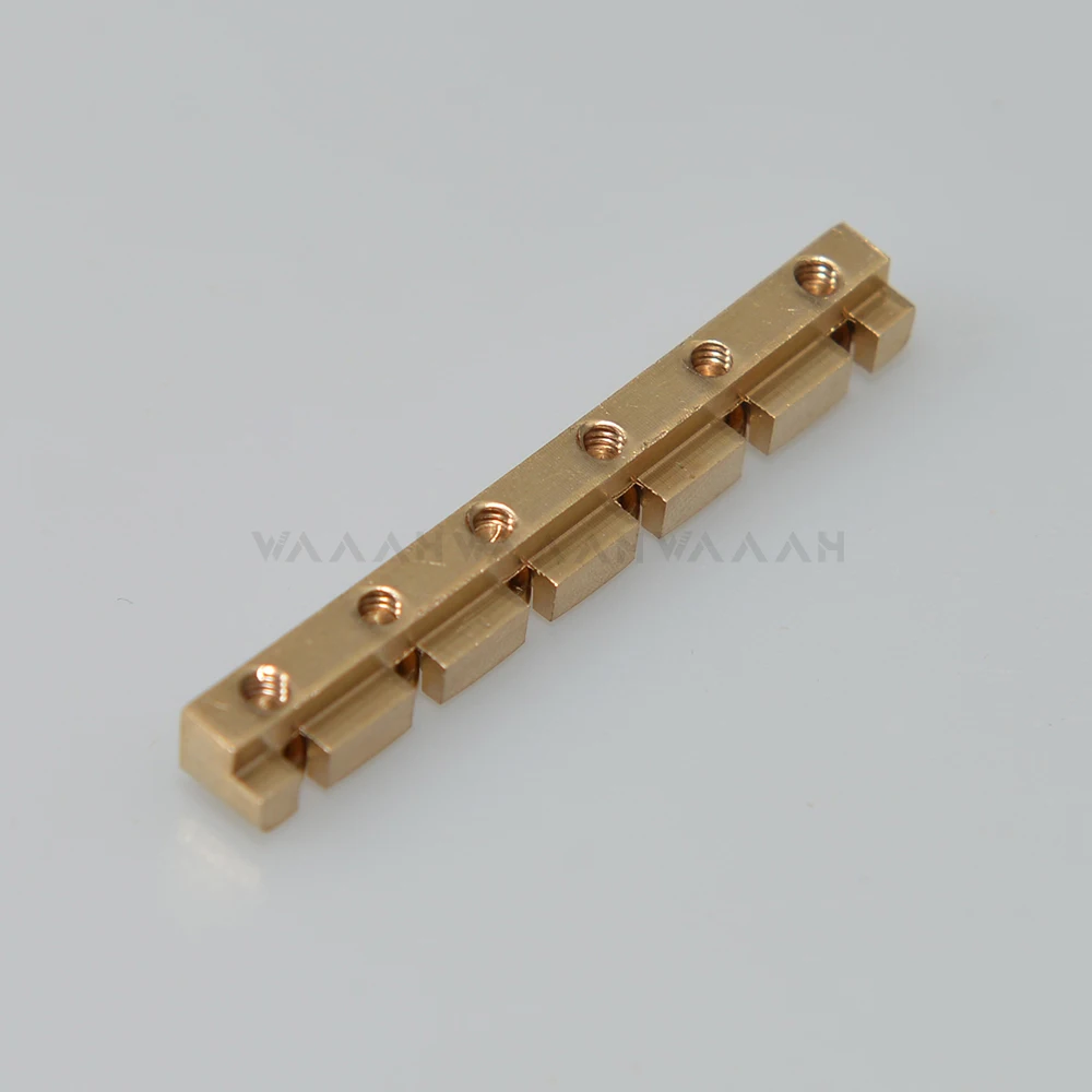 Electric guitar Brass Metal Guitar Nut Height Adjustable 42mm 43 mm Width for ST LP Guitar