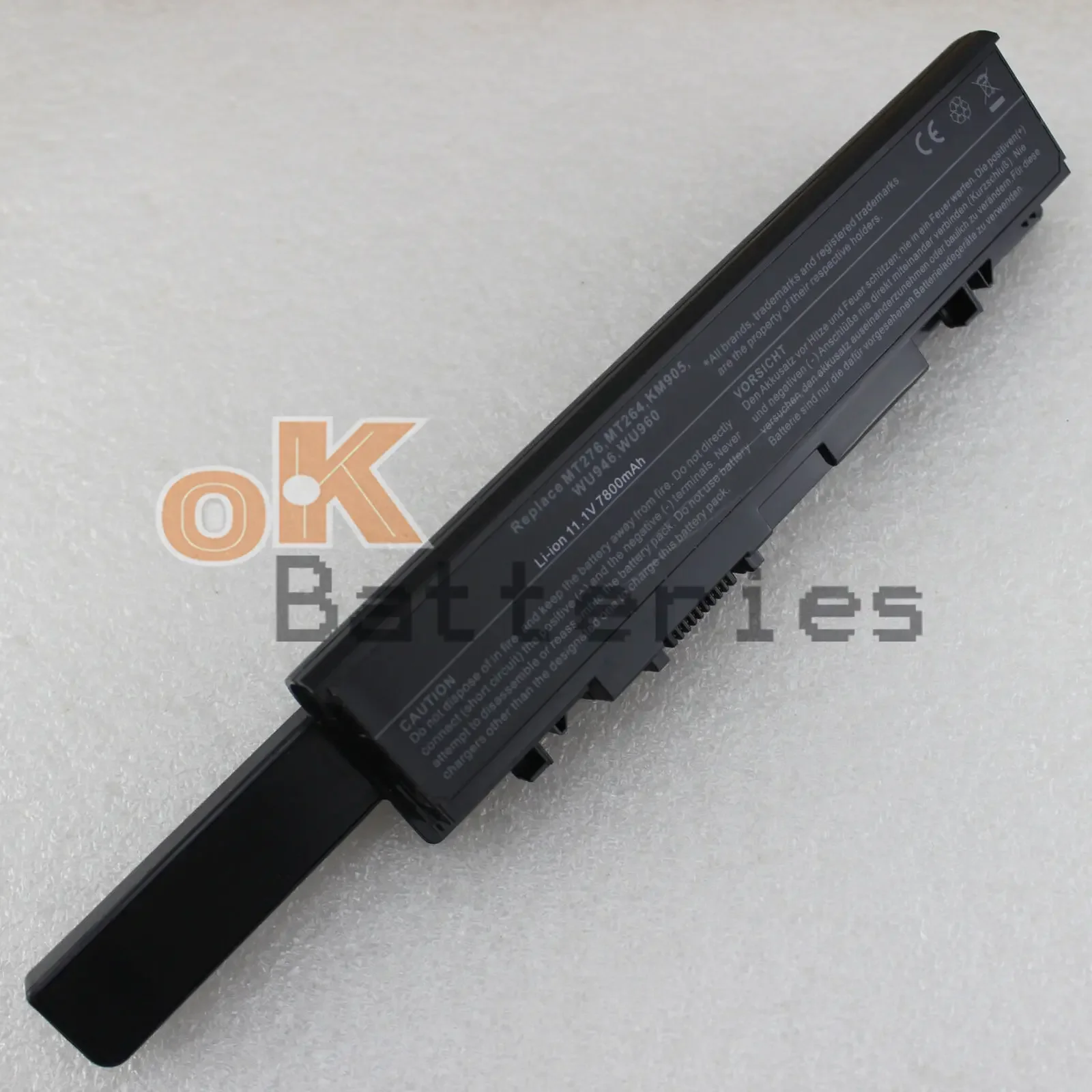 

9-элементный аккумулятор для Dell Studio 15 1535 1536 1537 1555 WU946 KM904 MT264 WU960