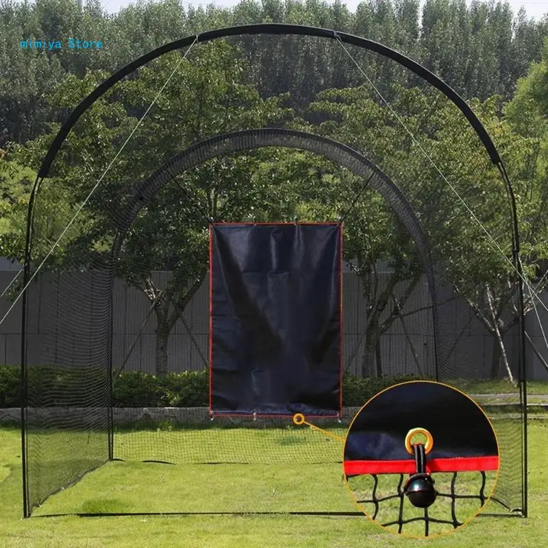 pipi Baseball Backstop Batting Cage Training Baseball Pitching Backstop Wear Resistant Baseball Pitching Targets Enduring