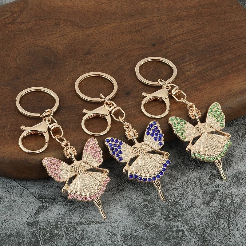 Модный-креативный-милый-брелок-с-бриллиантами-и-стразами-для-девочек-ангелов-брелок-подвеска-аксессуар-в-подарок