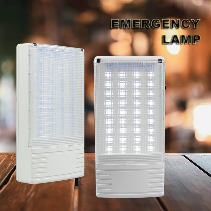 Wall-mounted LED Emergency Light Portable Handheld Night Repair Lamps Fire Exit Lighting 300LM Emergency Lighting for Home Use